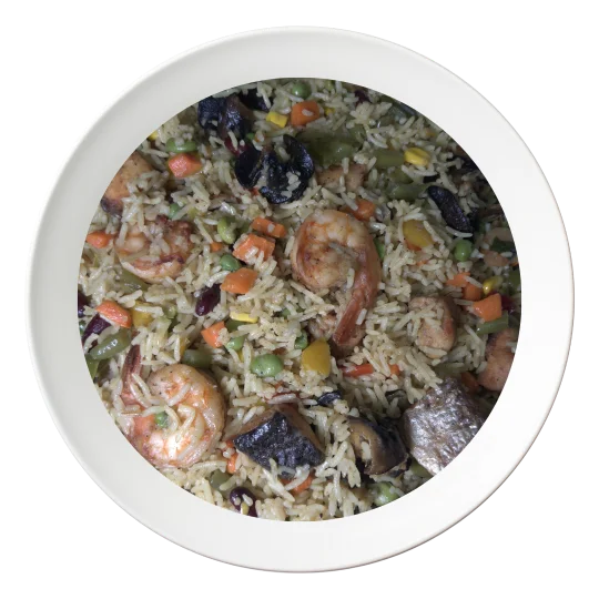 Seafood fried rice, Nigerian seafood, Bolingbrook food, rice dishes.